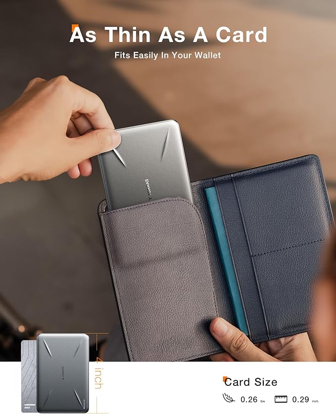 TORRAS for MagSafe Portable Charger, Ultra Slim 5,000mAh Wireeless Magnetic Power Bank Fast Charging Battery Pack with USB-C Cable, Magsafe-Compatible Charger for iPhone 17 Pro Max/17 Pro/16/15/14/13