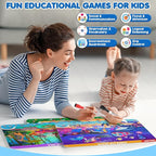 Search and Find Activity Books for Kids Ages 3-5, Travel Games Toys for Car Airplane, Road Trip Activities for Kids Games 4-8, Preschool Learning Activities, Educational Seek Game,Gifts for Boys Girls