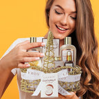 Mothers Day Gifts for Women - Coconut Bath and Body Gift Basket Set for Women and Men Spa Kit Spa Gift Baskets | Valentines Day Gifts, Birthday, Christmas Gift, All Occasion Present for Mom