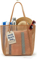 Beach Tote Bag for Women – Waterproof Mesh Tote Bag, Large Capacity Sandproof Beach Bags for Travel