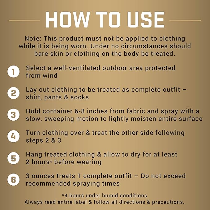 Repel Permethrin Clothing And Gear Insect Repellent, 6.5 Ounces, Aerosol Insect Repellent For Clothing And Gear Including Nets, Tents, Sleeping Bags And Backpacks