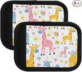 Giraffe Lovely Luggage Handle Wrap for Suitcase Luggage Tags Handle Covers Identifiers Soft Decorations Travel Accessories 2 Pack