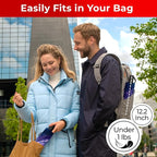 TUMELLA Inverted Windproof Umbrella, Large, Strong, Light, Portable, Automatic Reverse Folding Rain Umbrella, Durable Premium Grip, Fits Car & Backpack