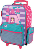 Stephen Joseph Kids Classic Rolling Luggage, Kids Luggage, Toddler Rolling Travel Carry On, Kids Suitcase with wheels,