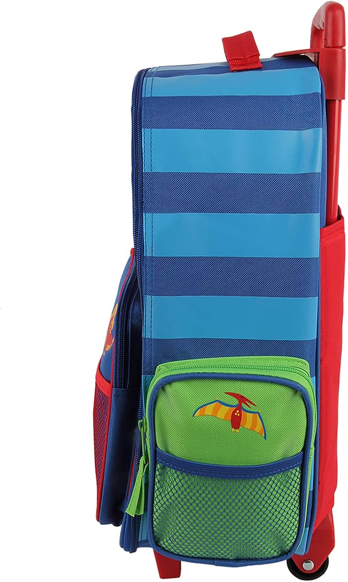 Stephen Joseph Classic Rolling Luggage, Red Dino