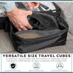 NOMATIC Shoe Cube: Shoe Packing Cube For Travel, Sneaker Bag, Shoe Travel Bag For Luggage