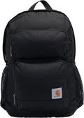Carhartt 27L Single-Compartment Backpack, Durable Pack with Laptop Sleeve and Duravax Abrasion Resistant Base, Black