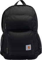 Carhartt 27L Single-Compartment Backpack, Durable Pack with Laptop Sleeve and Duravax Abrasion Resistant Base, Black
