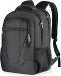 BIKROD 45L Extra Large Travel Laptop Backpack for Men and Women, Carry on Back Pack Fit 18.4 IN Laptop, Black, Gift