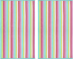 COTTON CRAFT Oversized Beach Towel - 2 Pack XL 39 x 68 inches Big & Huge Beach Blanket Towel - 100% Cotton Dobby Terry Velour Stripe - Super Soft Luxury - Pool Picnic Bath - Pink Multi