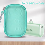 khanka Hard Travel Case with Anker 621 Nano Power Bank,5,000mAh Portable Charger,Case Only (Green)
