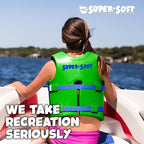 TRC Recreation Super Soft Child Life Jacket USCG Approved Vinyl Coated Foam Swim Vest for Kids Swimming Pool and Beach Gear
