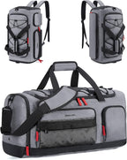 BAGSMART Gym Bag for Women & Men, 35L/63L Sports Travel Duffel Backpack with Shoe Compartment Laptop Compartment, Water Resistant Carry On Weekender Bag for Airplane