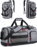 BAGSMART Gym Bag for Women & Men, 35L/63L Sports Travel Duffel Backpack with Shoe Compartment Laptop Compartment, Water Resistant Carry On Weekender Bag for Airplane
