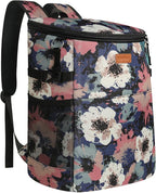 Camping Cooler Backpack 30 45 Cans, Soft Backpack Coolers Insulated Leak Proof Travel Cooler Bag Waterproof Lunch Picnic Beach Work Trip Thermal Bag Drink Beverage Beer Bag Cooler
