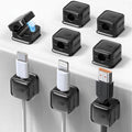 8 Pack Cord Organizer Holder,Costop Strong Adhesive Desk Cable Management Magnetic Easy Open,Organize Phone Charging Cords Wire Holder Organizer Neatly for Home,Office,Car,Desk,Nightstand