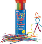 Wikki Stix Doodler Travel Toy for Kids – 24 Reusable Wax Sticks for Sensory Play, Screen-Free Airplane & Road Trip Activity, Mess-Free Fidget Craft for Ages 3+ Made in USA