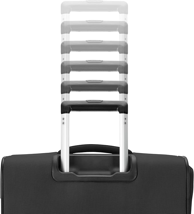 Samsonite Carry-On Soft-Sided Expandable 21-Inch Element Suitcase: Airline Approved for Most Major Airlines, Durable, 360° Spinner Wheels, Adjustable Handle, 2 Front & Side Pocket- Black