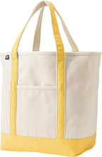 Lands' End Open Top Canvas Tote Bag