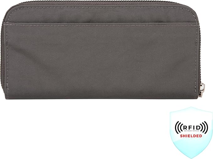 Travelon RFID Blocking Single Zip Wallet