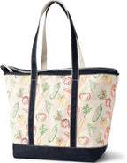 Lands' End Open Top Canvas Tote Bag