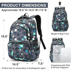 rickyh style Lightweight Elementary Durable Backpack Student Kids Waterproof Backpack