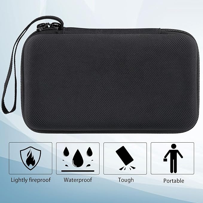 khanka Hard Travel Case Replacement for Anker 100W Charging Base + Anker Prime 12,000mAh 130W PowerBank(Case Only).