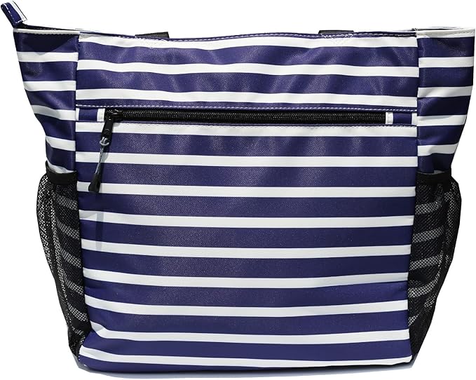 ESVAN Original Floral Tote Bag Large Shoulder Bag with Multi Pockets for Gym Travel Beach Daily Bags