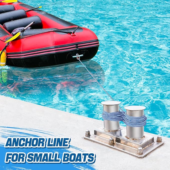 Water Floating Lifesaving Rope - Professional Throwing Pool Life Preserver Rope Line for Swimming Small Kayak Inflatable Boat