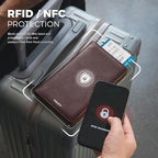 VULKIT Passport Holder Wallet RFID Blocking Travel Wallet for Men & Women