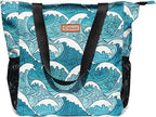 Original Floral Water Resistant Large Tote Bag Shoulder Bag for Gym Beach Travel Daily Bags Upgraded