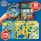 Paw Patrol Magnetic Playset, 75 Mix & Match Dress Up Magnets, 2-in-1 Storage Tin & Play Space, Fun Paw Patrol Toy for Kids 3 & Up, Great Travel Activity for Kids and Toddlers, Paw Patrol Activities
