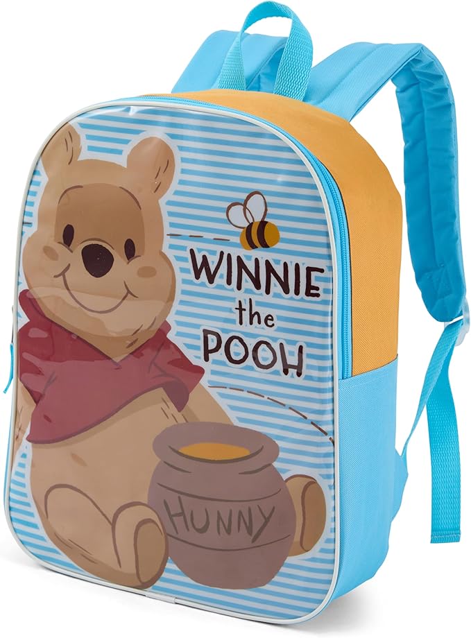 Disney Winnie the Pooh Backpack for Kids - Cute & Durable Kids Backpack for Girls with Padded Straps & Zip Compartment - Ideal Toddler Bookbag for School & Travel - 15”