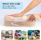 PFEYRPK Lightweight Compression Packing Cubes for Suitcases, Compressible Expandable Travel Packing Organizer with Clear Toiletries and Backpack Bag, Travel Essentials for Carry on Luggage 7 Set