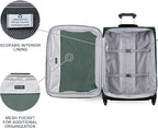 Travelpro Maxlite 5 Softside Expandable Luggage with 4 Spinner Wheels, Lightweight Suitcase, Men and Women, Forest Green, 2-Piece Set (21/29)