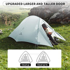 Naturehike Cloud Up Tent, Lightweight Backpacking Tents, Waterproof Ultralight Tent for Camping Hiking Backpacking