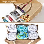 Trifabricy Beach Bag, Large Beach Bag for Women, Woven Straw Beach Tote Bag Waterproof, Weaving Swim Gym Shopping Travel Bag