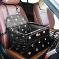 BYGD Pet Dog Booster Seat, with 12 PVC Upgraded Support Tubes and Clip-On Safety Leash, Breathable and Foldable Pet Car Basket, Stable Suitable for Small and Medium Pets