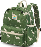 STEAMEDBUN Corduroy Toddler Backpack for Boys 2-4: Kids backpack for Boys Girls - 12 inch Preschool Kindergarten Backpacks - Dinosaur