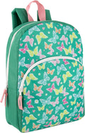 Trail maker 15 Inch Kids Backpacks for Boys & Girls | Preschool, Kindergarten, Elementary School Backpacks with Adjustable, Padded Straps (Beautiful Butterflies)