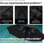 SY COMPACT Umbrella Automatic Travel Waterproof Light Folding Umbrellas Easy Carry for Women and Men