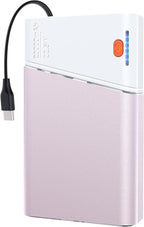 Portable Charger 20000mAh, 22.5W PD 3.0+QC 4.0 Super Fast Charging Power Bank, Cooler Aerospace Metal Case for iPhone 17 16 15 14, 13 Android iPad Samsung Google Tablet & More, Travel Essential (Pink)