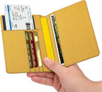 FINTIE Passport Holder, Slim Travel Wallet RFID Blocking Card Case Cover Passport Cover Protector Essentials with Credit Card Slots for Women/Men | Slim, RFID Blocking, Card Case Cover, Essentials, Credit Card Slots