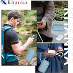 khanka Hard Case Replacement for Anker 3-in-1 Power Bank USB C Charger Block,10,000mAh 10k Portable Charger,Case only. (Blue)