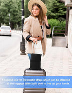 FASTMOMENT Airplane Seat Cushion Portable Travel Cushion for Comfort Foldable Stadium Pad with Breathable Fabric Seat Pad Perfect for Long Flights, Office, Bleacher, Camping