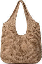 Trifabricy Beach Bags for Women, Large Beach Bag, Woven Straw Tote Bags Waterproof, Weaving Swim Shopping Travel Bag