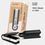 EDJY Fingernail Cutter - Precision Stainless Steel Nail Cutter for Fingernails | Sharp Blade, Ergonomic Design, Durable & Rust-Resistant | Ideal for Men and Women | Black