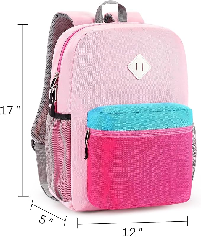 mibasies Kids Backpack for Girls 5-9: Large Girls Backpack for Elementary School