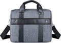 Vangoddy Laptop Bag Crossbody Messenger Water Resistant Shoulder Briefcase Professional Computer Case Gray for Work, Commute