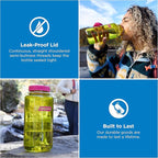 Nalgene 32 oz Wide Mouth Water Bottle | BPA-Free, Durable & Leak Proof, Lightweight Bottle for Hiking & Gym, Work & Travel